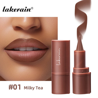 Lip Liner Tapered Gradient Matte Black Brown Velvet Lipstick - LIPOXI