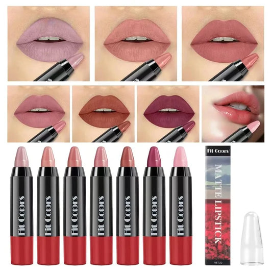 Lipstick Set Lip Tint Pen Sexy Red Long Lasting 8 Colors - LIPOXI