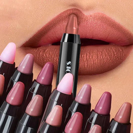 Lipstick Set Lip Tint Pen Sexy Red Long Lasting 8 Colors - LIPOXI