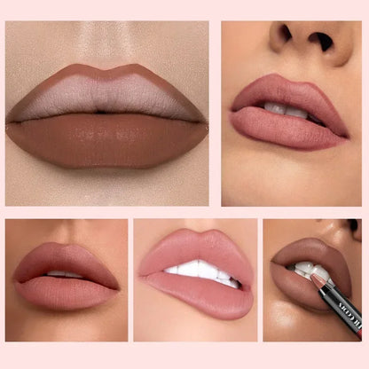 Lipstick Set Lip Tint Pen Sexy Red Long Lasting 8 Colors - LIPOXI