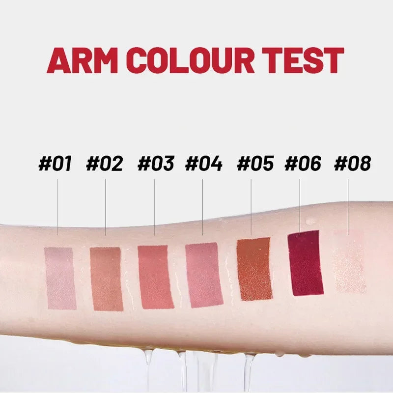 Lipstick Set Lip Tint Pen Sexy Red Long Lasting 8 Colors - LIPOXI
