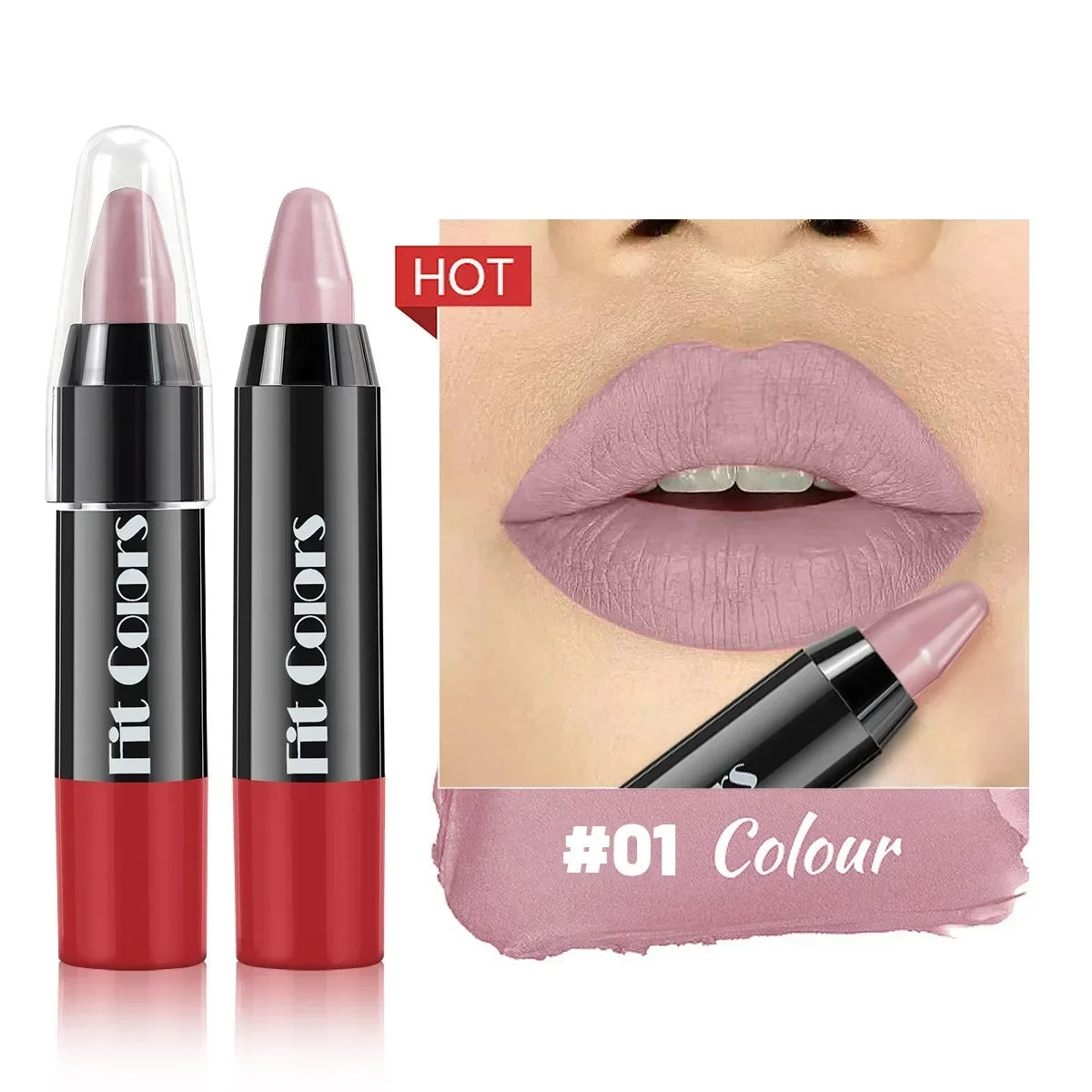 Lipstick Set Lip Tint Pen Sexy Red Long Lasting 8 Colors - LIPOXI