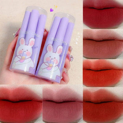 Matte Lip Gloss Set 5/6pcs Waterproof Long Lasting Lipstick - LIPOXI