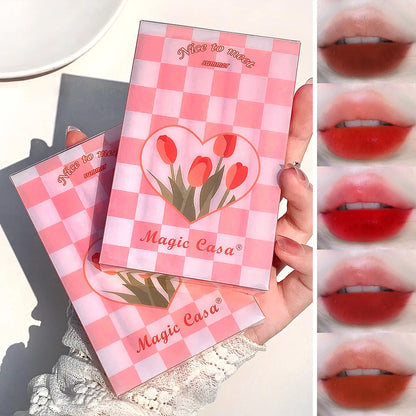 Matte Lip Gloss Set 5/6pcs Waterproof Long Lasting Lipstick - LIPOXI