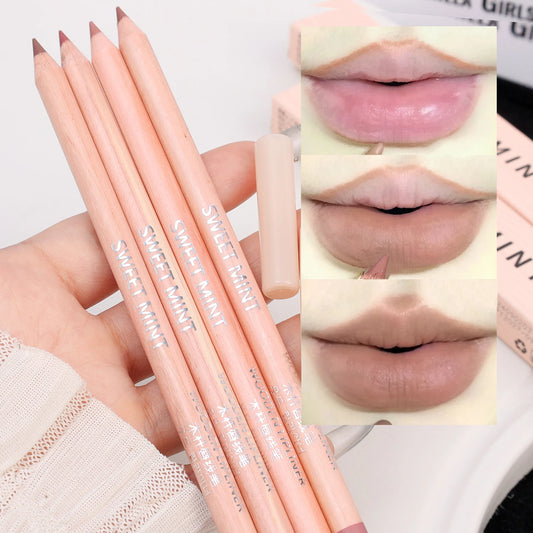 Matte Lipliner Pencil Waterproof Long Lasting Natural Nude Lip Liner - LIPOXI