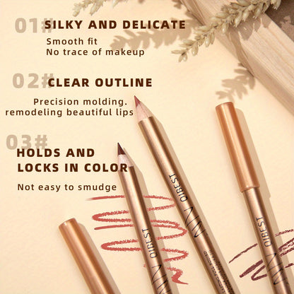 Matte Masterpiece: 12-Color Smudge-Proof Lip Liner Set - LIPOXI