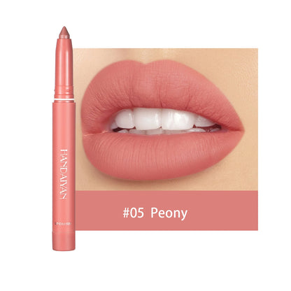 Matte Nude Lipstick Lip Liner 2 in 1 Waterproof Makeup - LIPOXI