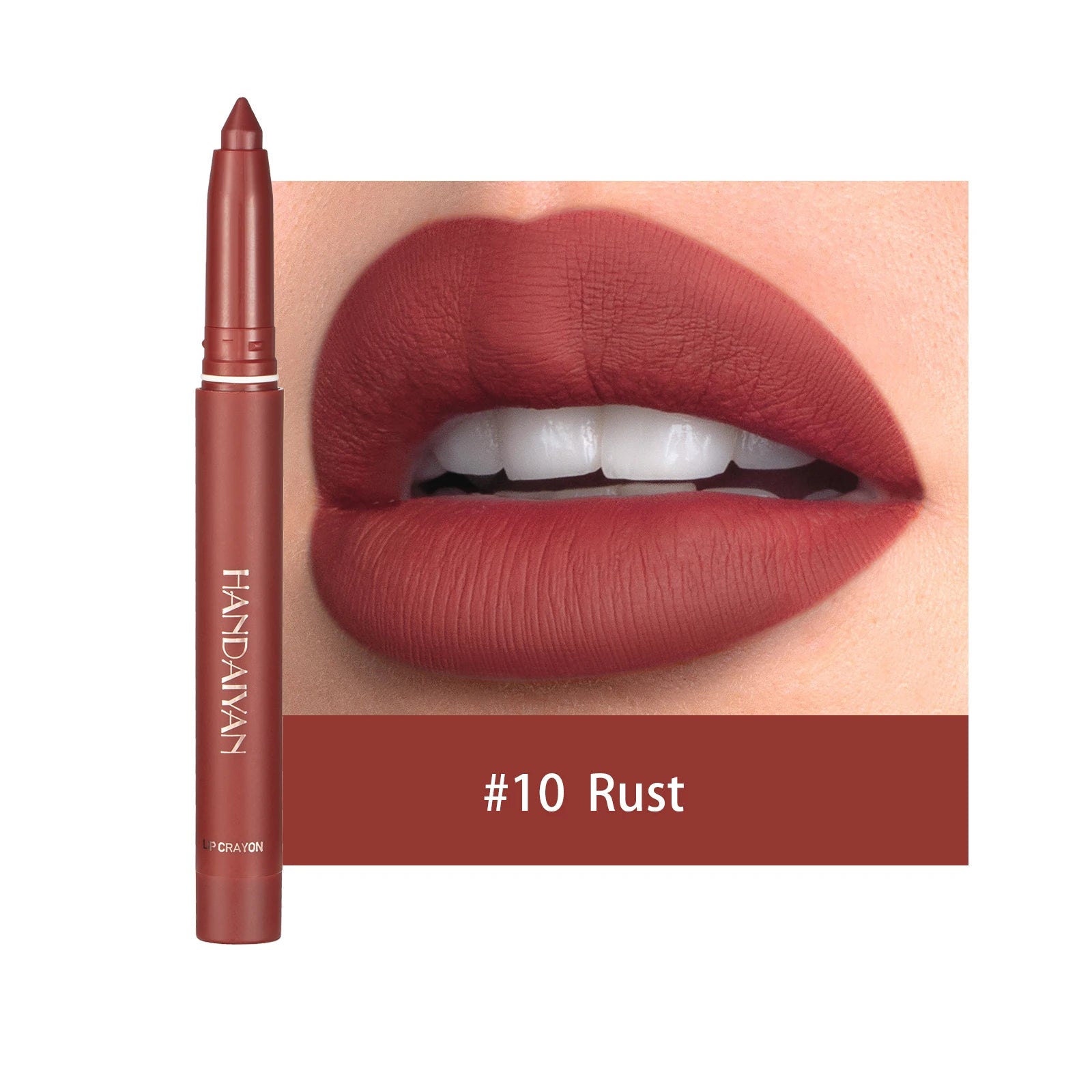 Matte Nude Lipstick Lip Liner 2 in 1 Waterproof Makeup - LIPOXI