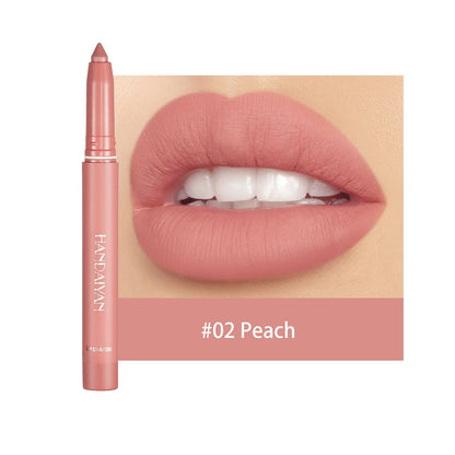 Matte Nude Lipstick Lip Liner 2 in 1 Waterproof Makeup - LIPOXI