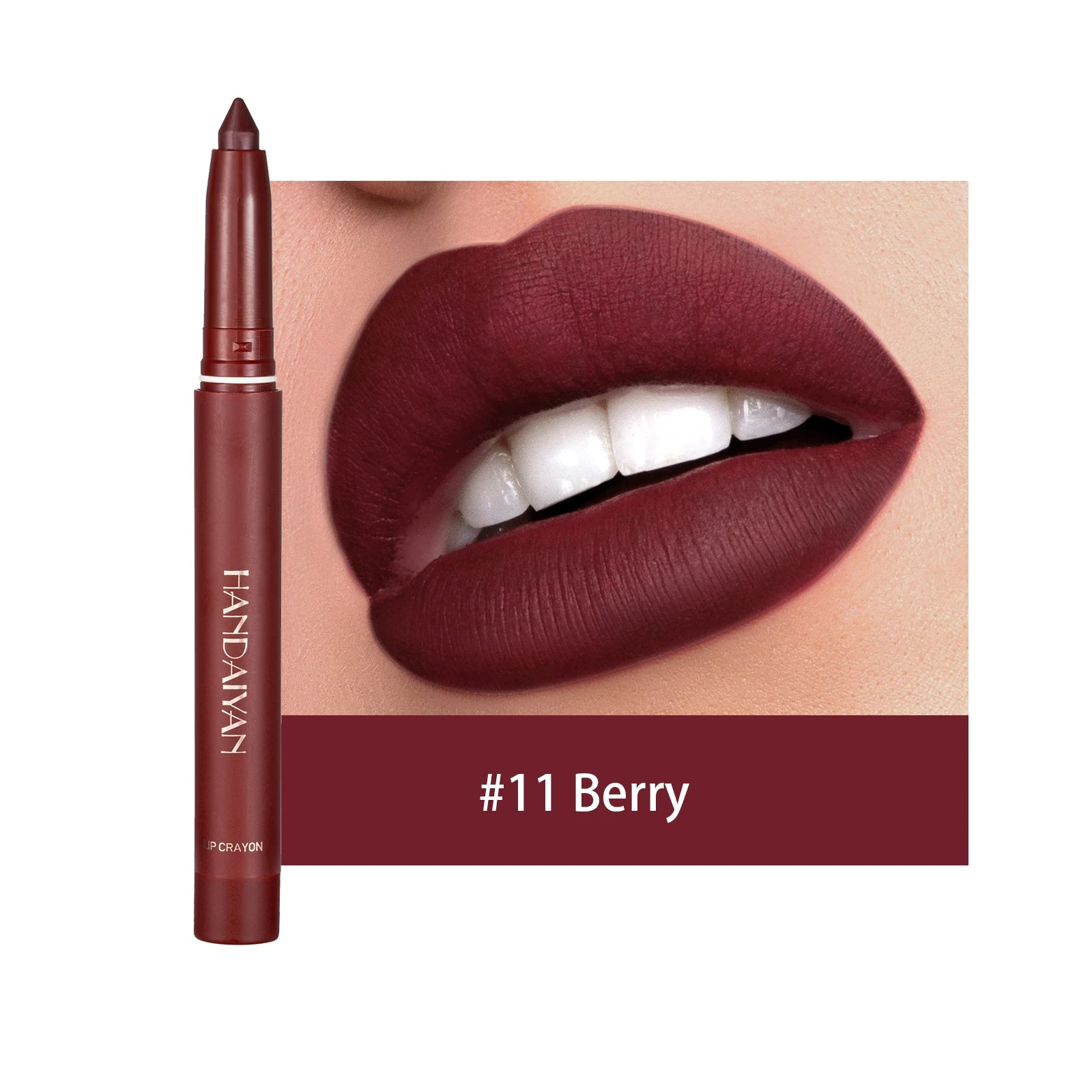 Matte Nude Lipstick Lip Liner 2 in 1 Waterproof Makeup - LIPOXI
