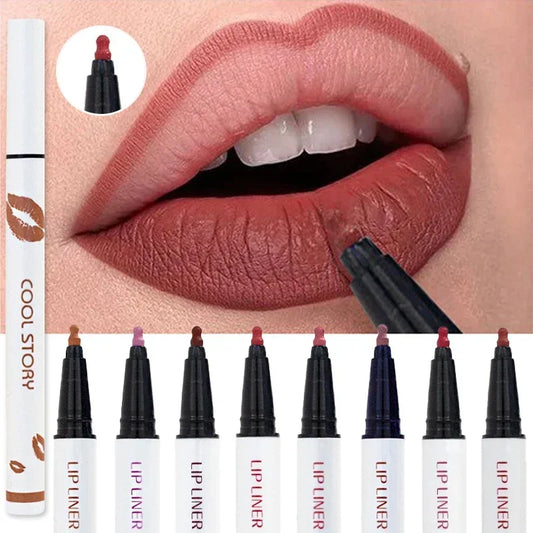 Matte Soft Lip Liner Liquid Lipliner Pencil Long Lasting - LIPOXI