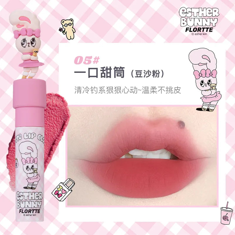 New FLORTTE Milk Cake Lip Cream Matte Velvet Longlasting Gloss - LIPOXI