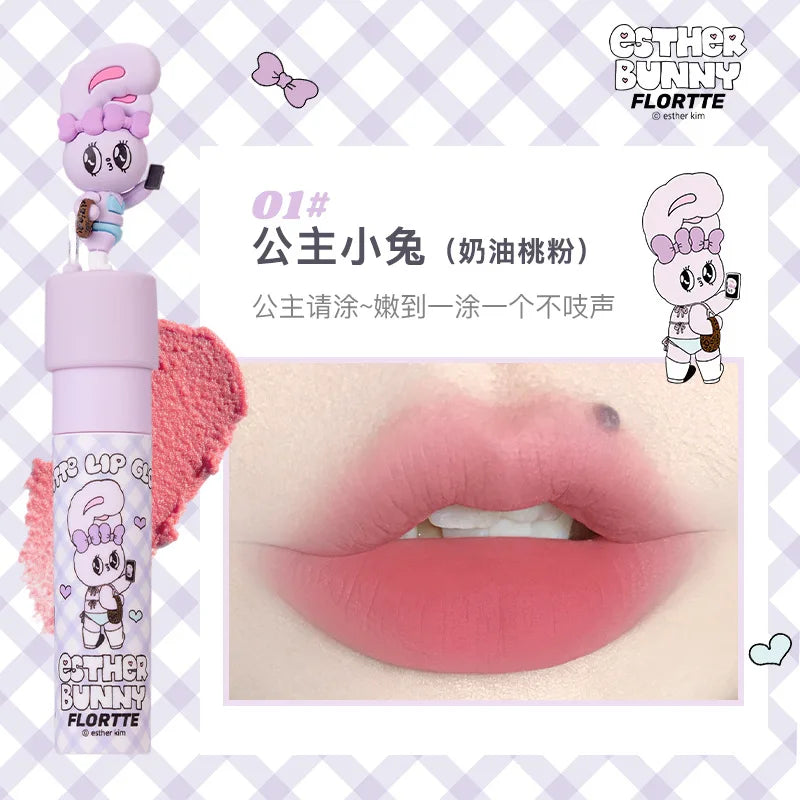 New FLORTTE Milk Cake Lip Cream Matte Velvet Longlasting Gloss - LIPOXI
