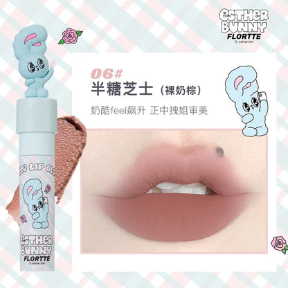 New FLORTTE Milk Cake Lip Cream Matte Velvet Longlasting Gloss - LIPOXI