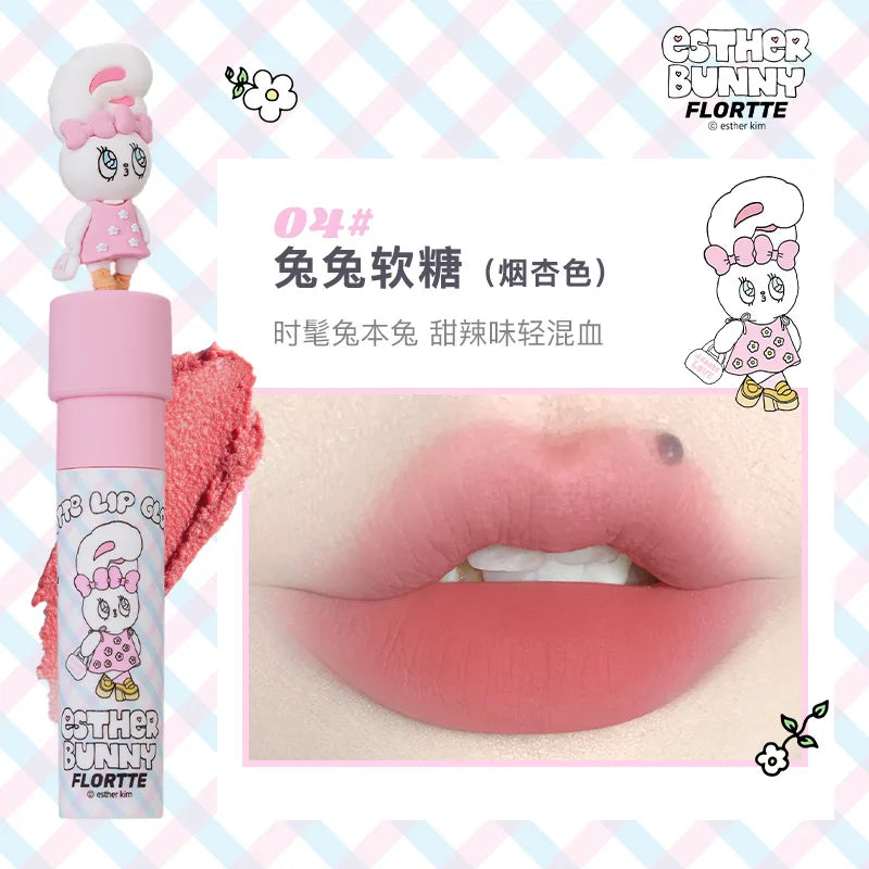 New FLORTTE Milk Cake Lip Cream Matte Velvet Longlasting Gloss - LIPOXI