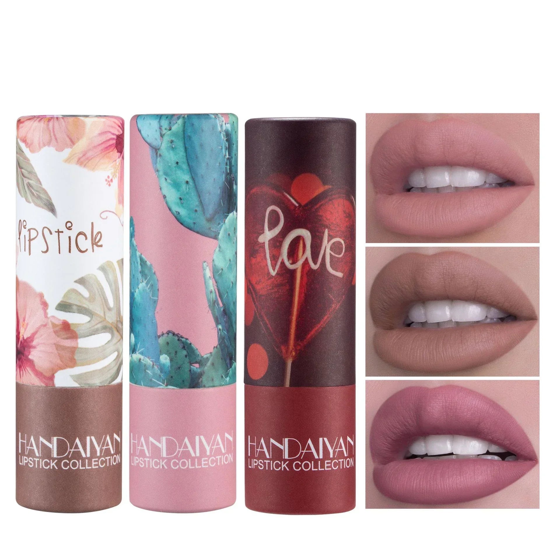 Nude Matte Lipsticks 8 Colors Waterproof Long Lasting Makeup - LIPOXI