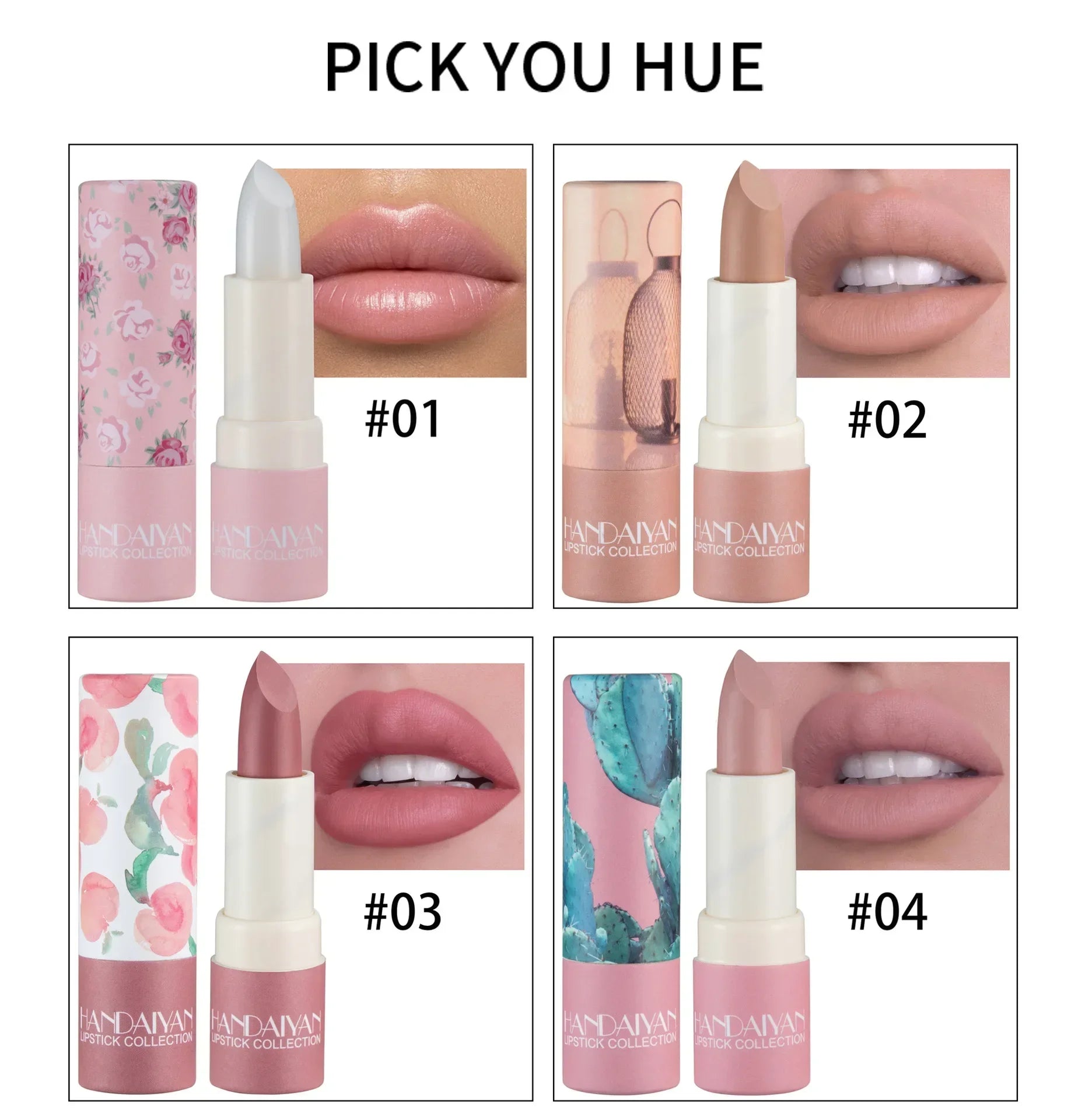 Nude Matte Lipsticks 8 Colors Waterproof Long Lasting Makeup - LIPOXI