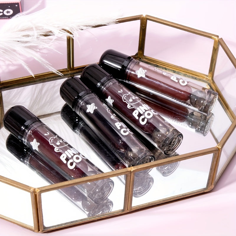 PINK COCO Glossy Lip Glaze - Mirror Shine, Hydration & Long-Lasting