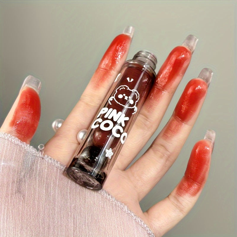 リップグロス coco PINK COCO Glossy Lip Glaze - Mirror Shine, Hydration & Long-Lasting