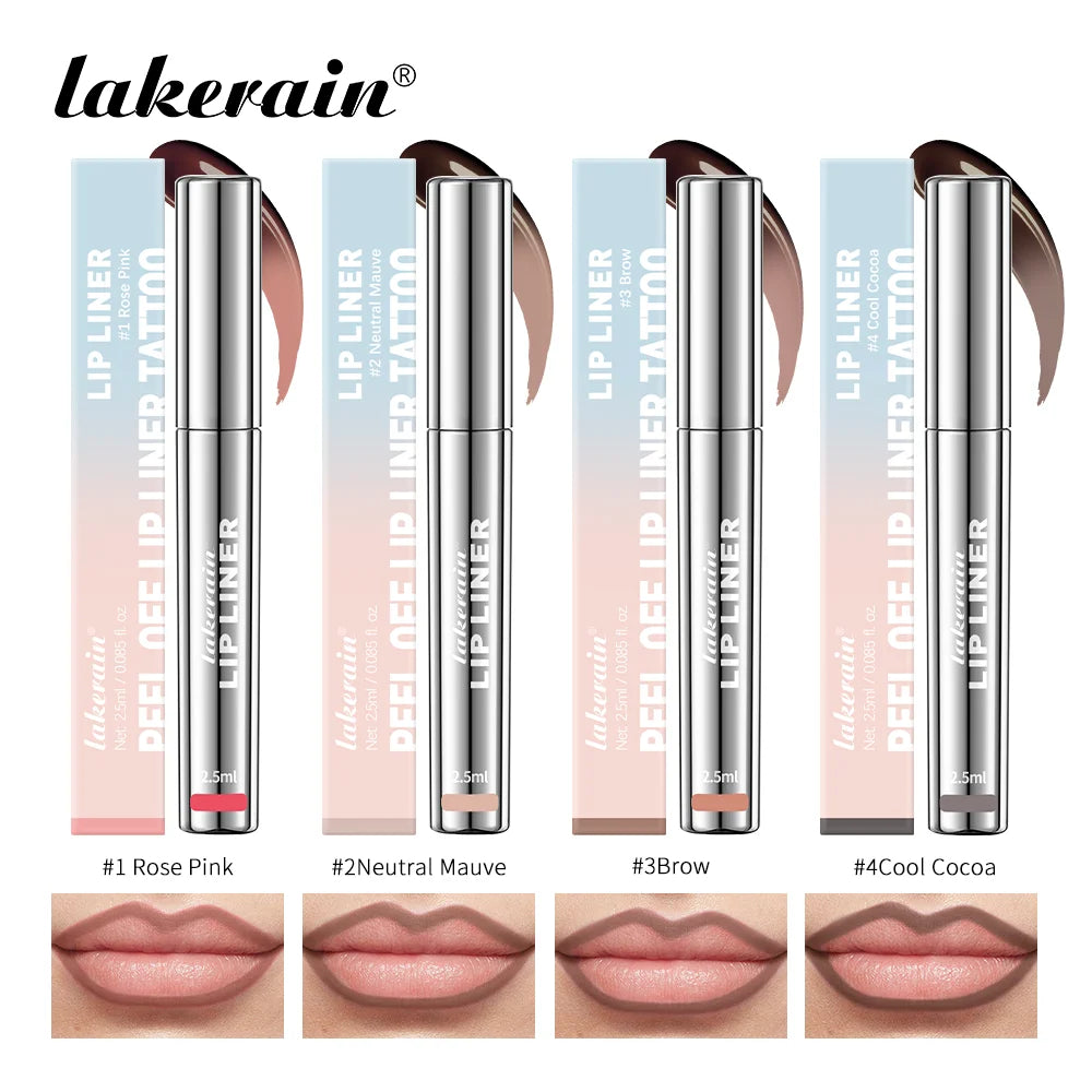 Peel Off Lip Liner Waterproof Long Lasting Liquid Lipstick - LIPOXI