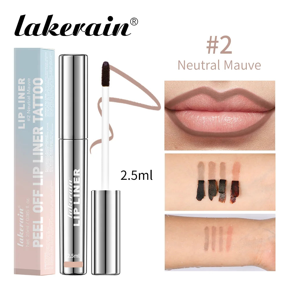 Peel Off Lip Liner Waterproof Long Lasting Liquid Lipstick - LIPOXI