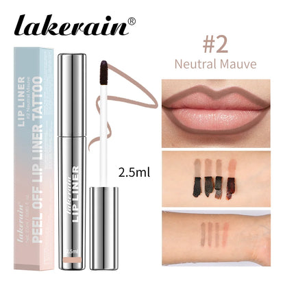 Peel Off Lip Liner Waterproof Long Lasting Liquid Lipstick - LIPOXI