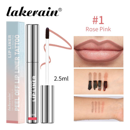 Peel Off Lip Liner Waterproof Long Lasting Liquid Lipstick - LIPOXI