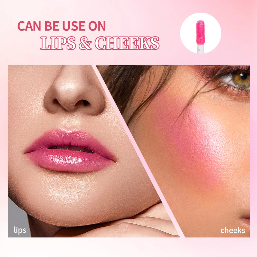 Pink Lip Serum Lotion Moisturizes And Plump Lips - LIPOXI
