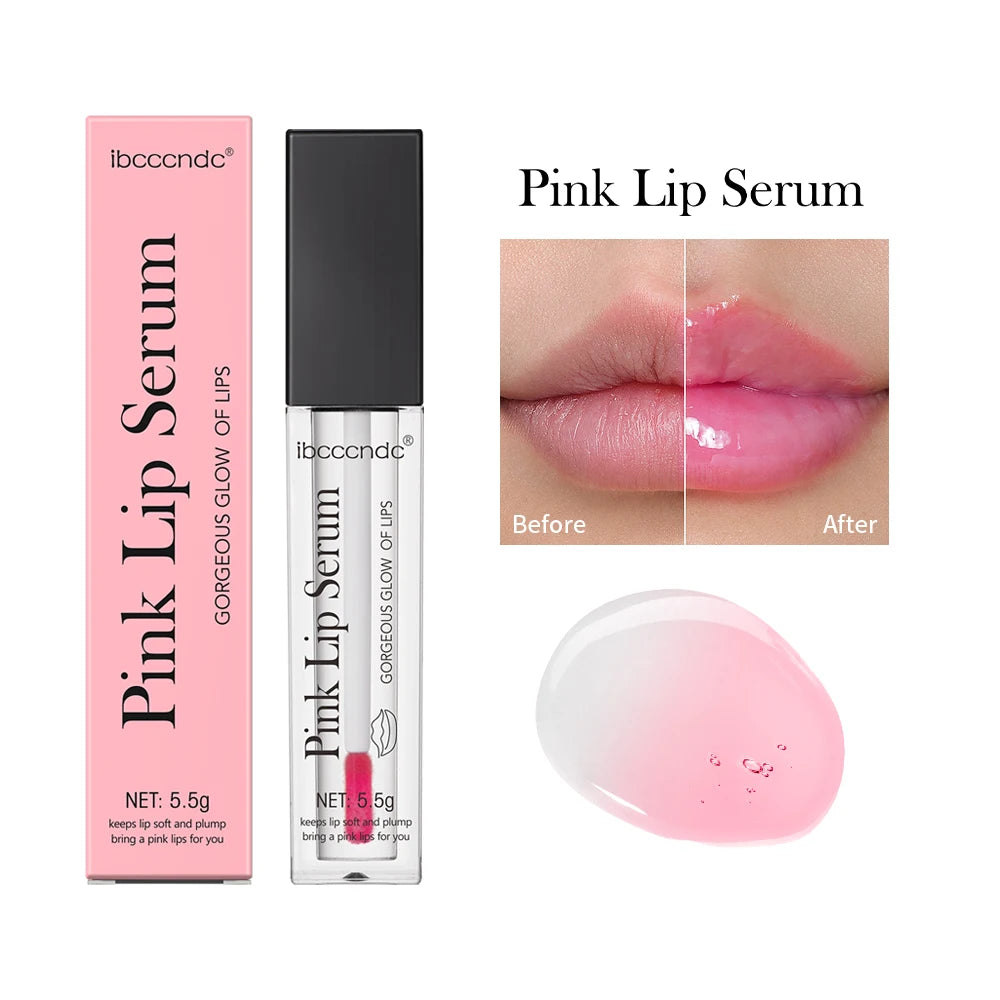 Pink Lip Serum Lotion Moisturizes And Plump Lips - LIPOXI