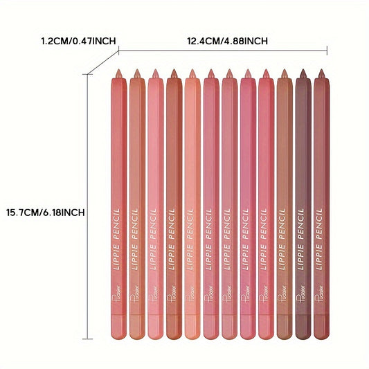 Pudaier Matte Lip Liner Set - LIPOXI