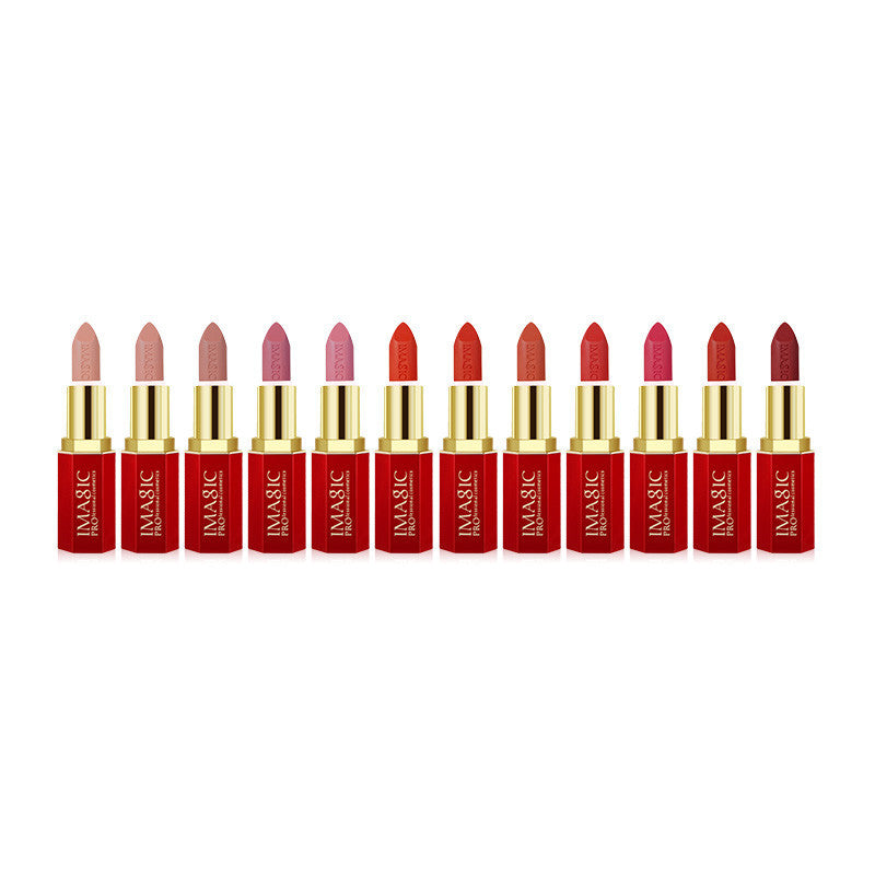 Red Tube Lipstick Series Matte Lip Balm - LIPOXI