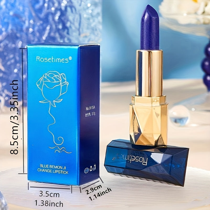 Rose Blue Color Changing Lipstick - LIPOXI
