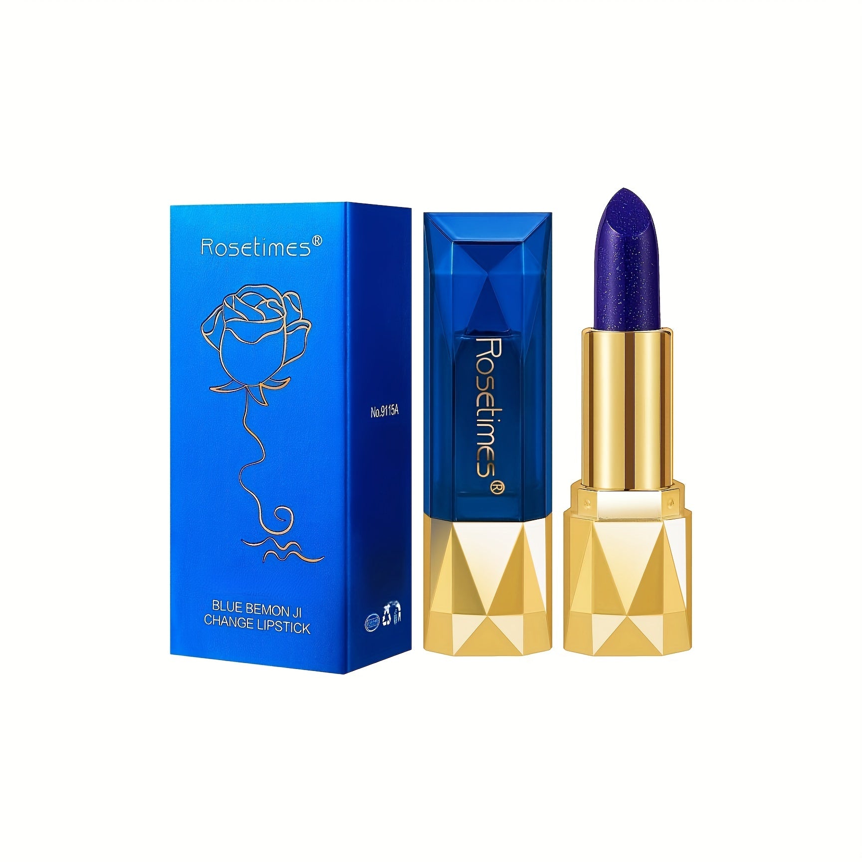 Rose Blue Color Changing Lipstick - LIPOXI