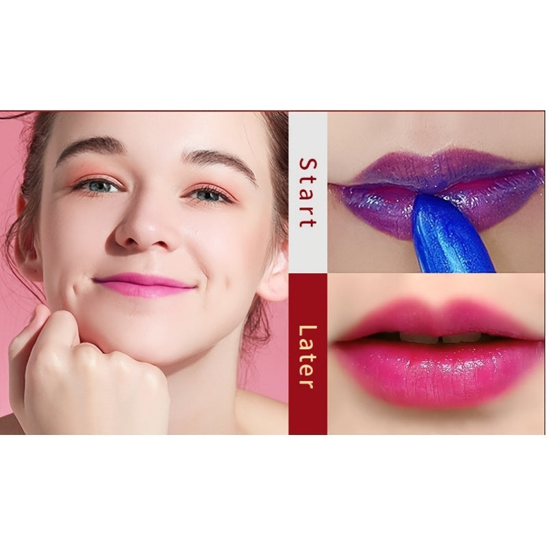Rose Blue Color Changing Lipstick - LIPOXI