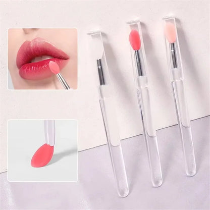 Silicone Lip Brush with Cover - LIPOXI