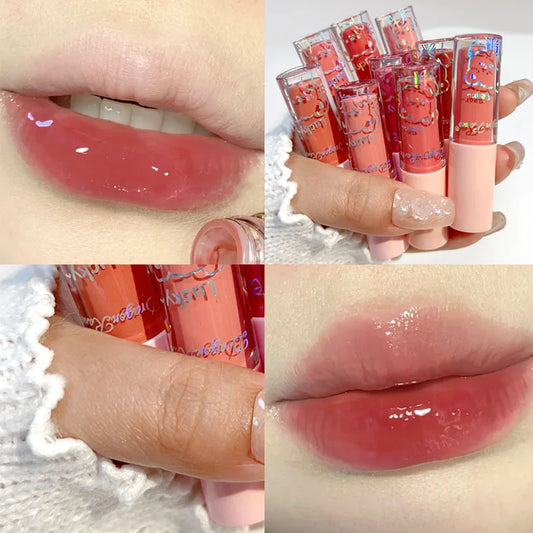 3pc/set Moisturizing Glitter Lip Gloss Waterproof Shiny Tint - LIPOXI