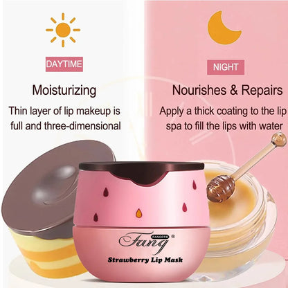 Strawberry Honey Lip Sleep Mask - LIPOXI