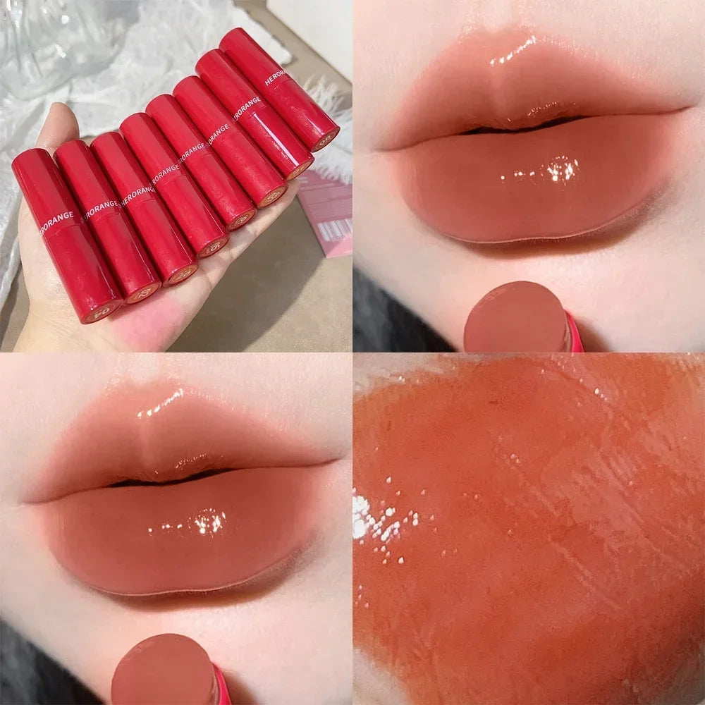 Water Mirror Solid Lip Gloss Lipstick Moisturizing Lip Tint - LIPOXI