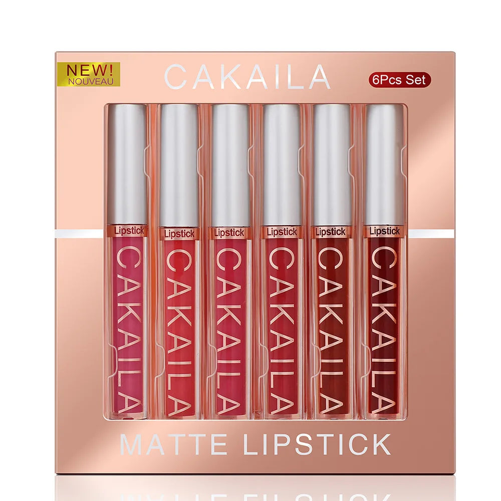 KACAILA 6/10 Colors Lipstick Set Velvet Matte Gift Set - LIPOXI