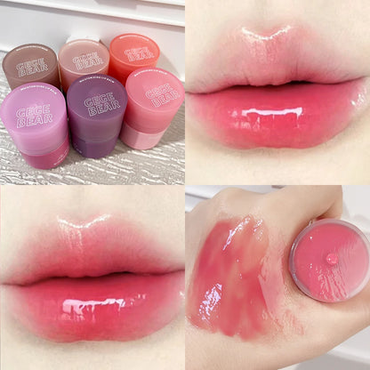 6 Colors Colored Lip Balm Moisturizing Solid Lip Gloss - LIPOXI