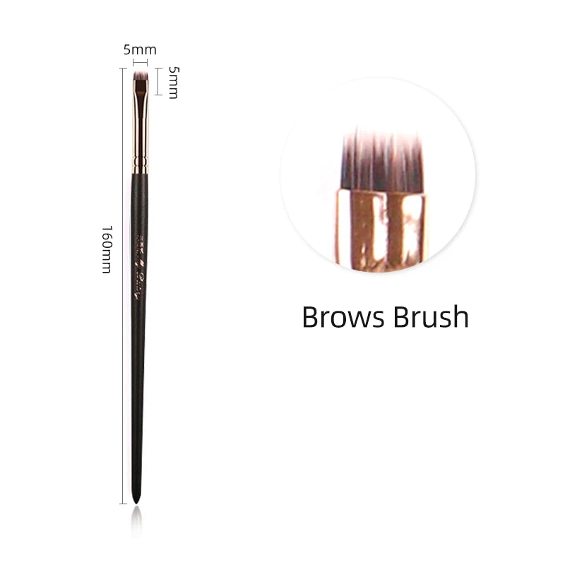 Makeup Brush Set for Flawless Eye & Lip Looks - LIPOXI