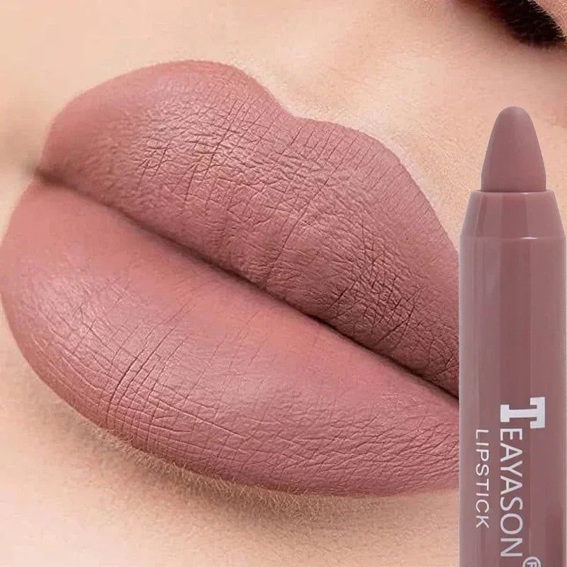 Nude Velvet Matte Lipstick Long Lasting Waterproof Color Rendering - LIPOXI