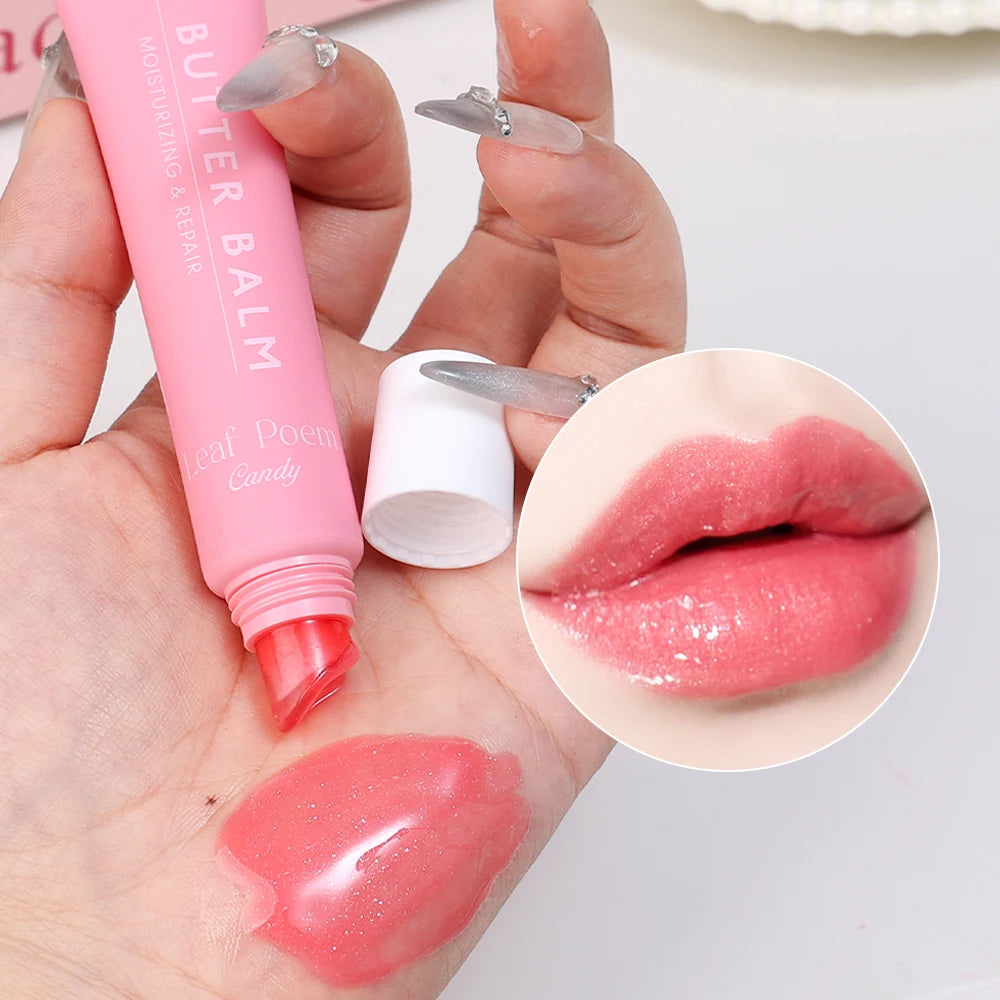 Pink Moisturizing Lip Gloss Soft Tube Plumping Balm Oil - LIPOXI