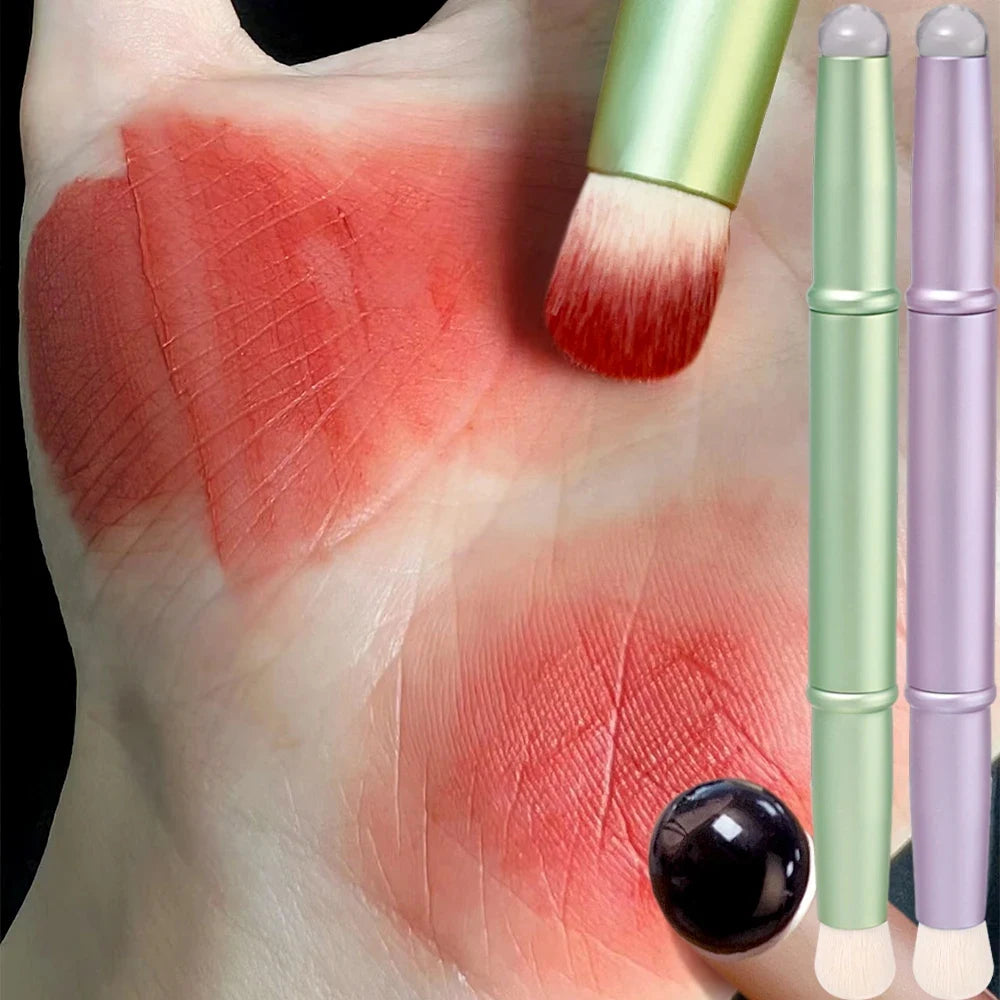 Double-Ended Silicone Lip & Makeup Brush