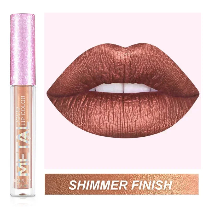 Matte Metallic Liquid Lipstick - LIPOXI