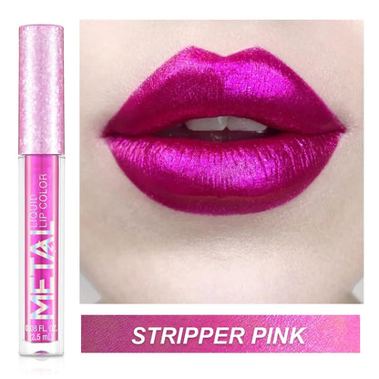 Glitter Metallic Lip Gloss - LIPOXI