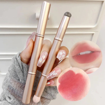 Double-Ended Silicone Lip & Makeup Brush