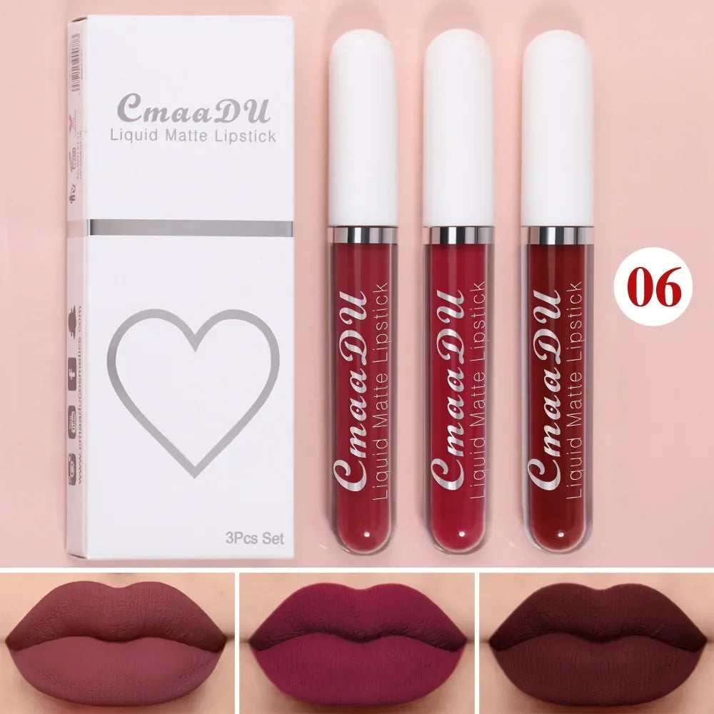 Matte Lip Gloss Trio - LIPOXI