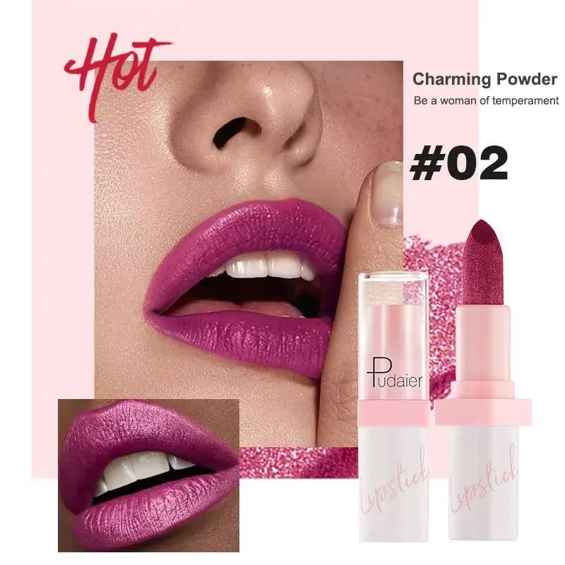 Glamour Glow Waterproof Lipstick - LIPOXI