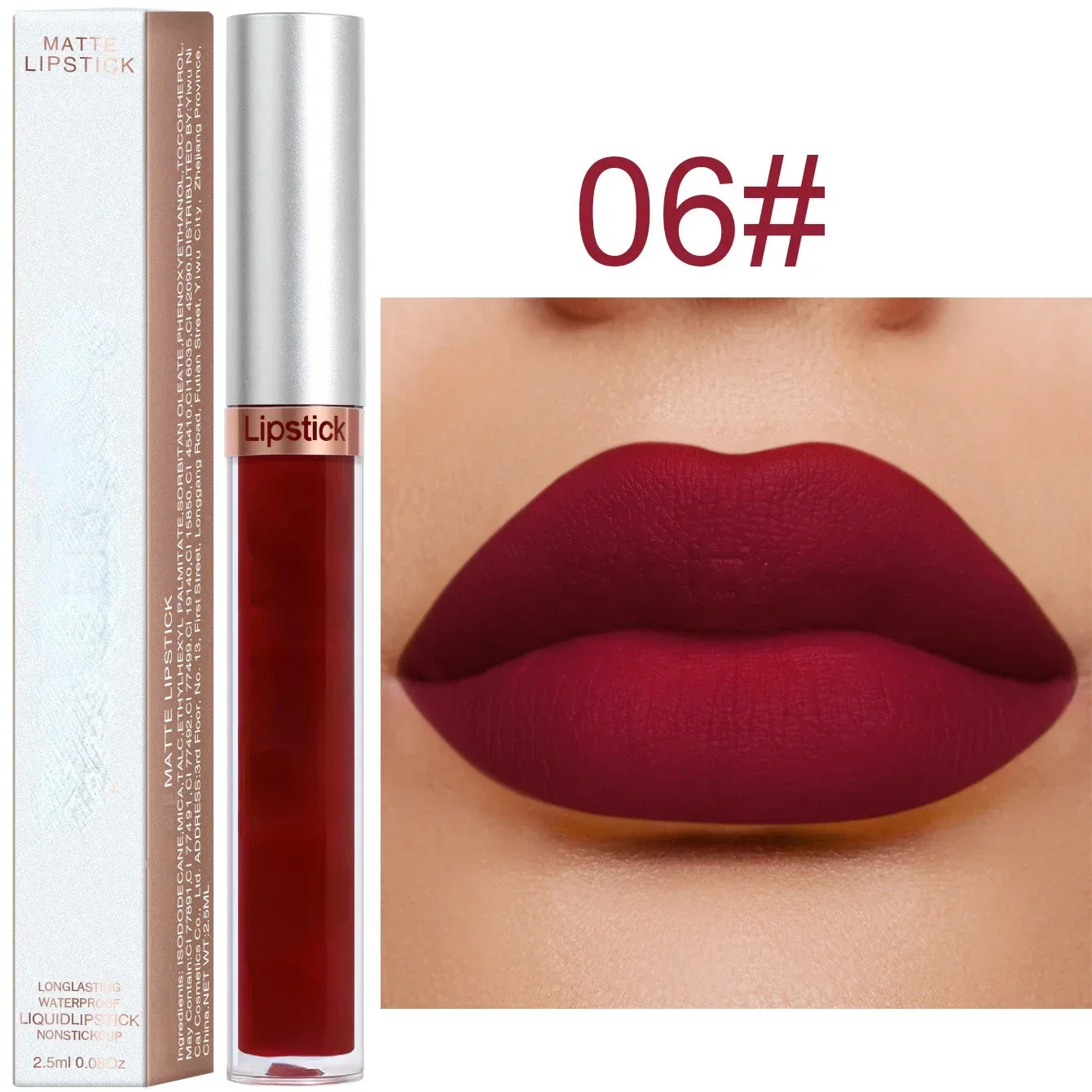 FUYAOZHISHANG Velvet Matte Liquid Lipsticks - LIPOXI